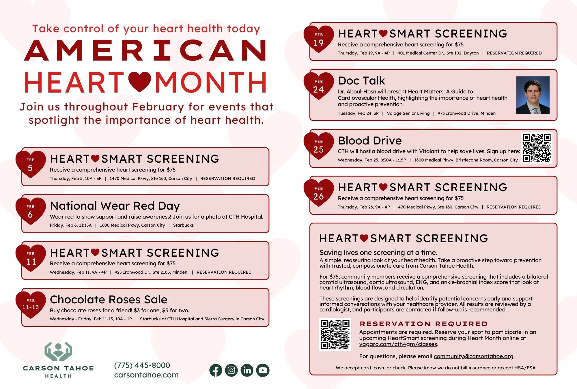 Heart Month flyer
