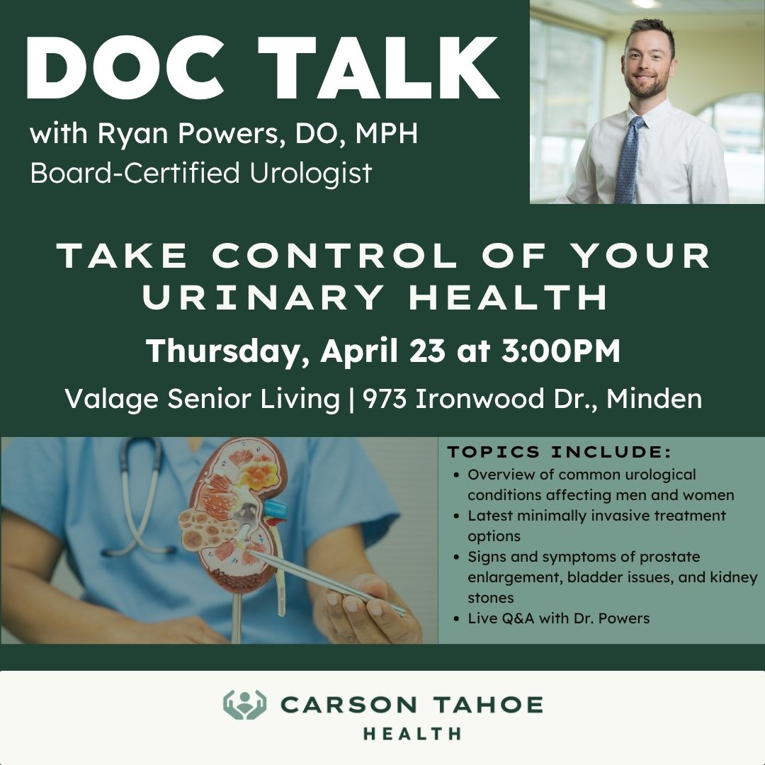 Urinary Health Seminar with Dr. Ryan Powers